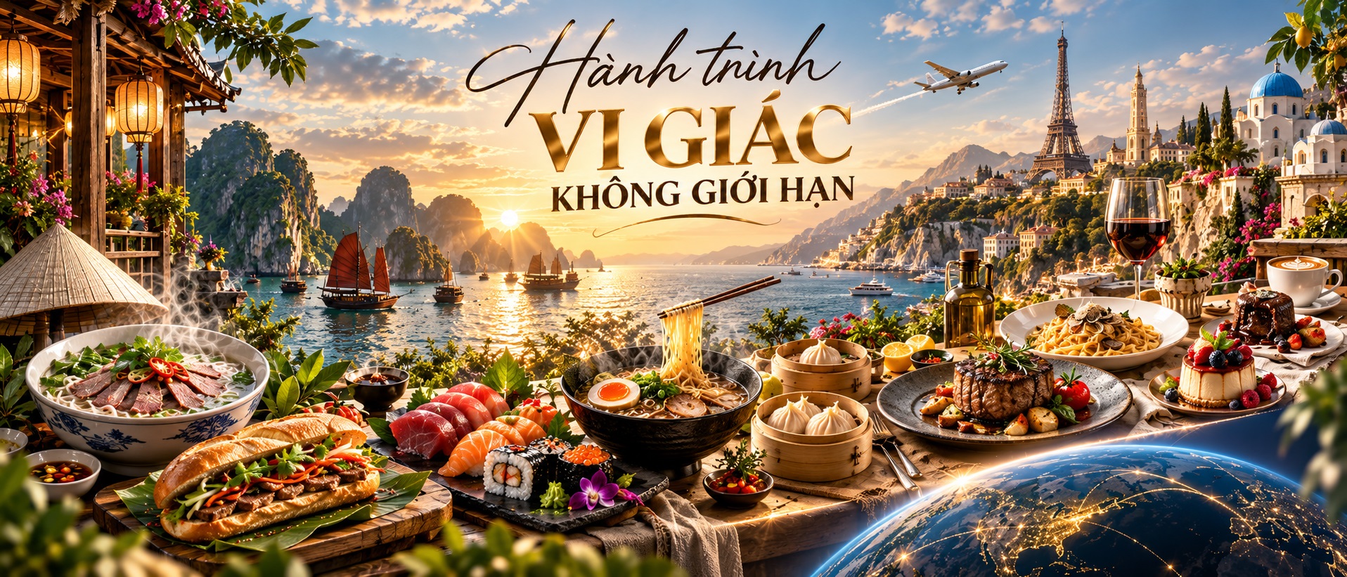 Ẩm thực hành trình vị giác không giới hạn